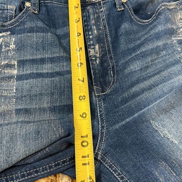 Seven7 High Rise Whiskering Ankle Skinny Jeans Size 10 - Picture 10 of 10